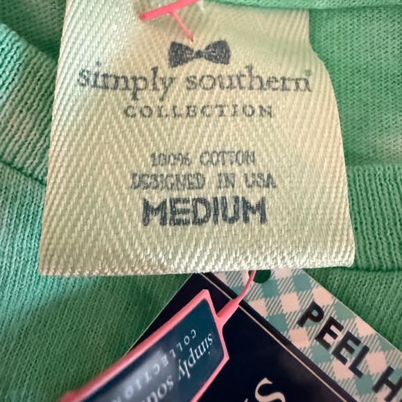 SIMPLY SOUTHERN PREPPY LAKE IS LOVE CANOE TIE DYE T-SHIRT SIZE M NWT SKU0708 - Picture 8 of 8